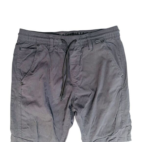 Projek Raw Men's Gray Jogger Pants Slim Fit Elastic Waistband Size Large - Picture 3 of 8